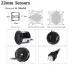 Car Parking Sensor With Auto Parktronic Reverse LED Monitor 4 Sensors Radar Detector System Backlight Display