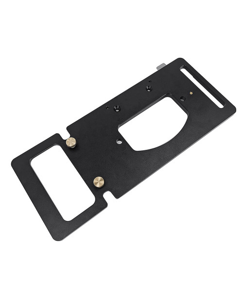 ENJOYWOOD Aluminum Alloy Track Saw Square Guide Rail Angle Stop Woodworking 90 Degree Right Angle Guide Plate Square Cutting Everytime for Makita / Festool
