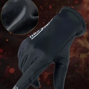 JACC JC-415 Winter Motorcycle Gloves Water-resistant Windproof Touchscreen Anti-slip Silicone Cycling Gloves