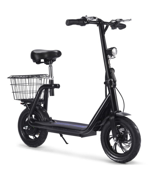 Mototec Metro-H8 Electric Scooter 36V 12Ah Battery 500W Motor 12inch Tires 15-25KM Mileage Range 90KG Max Load E-Scooter