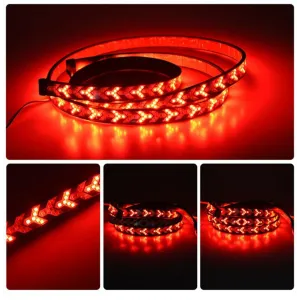 12V Car Brake Turn Signal Trunk SUV RV Flexible LED Strip Light Tail Reverse Lights for Jeep Container Cargo Pickup Bakkie
