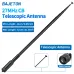 BAJETON CB05 CB Radio Antenna 27MHz Telescopic SMA Female High Gain Universal Antenna for Handheld Walkie Talkie Bajeton Radtel Bintolk Iradio