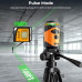 CIGMAN CM-505 Laser Level 360 Green Self-Leveling Cross Line 100Ft Rechargeable Battery Pulse Mode Includes Tripod Magnetic Mount and Carry Pouch