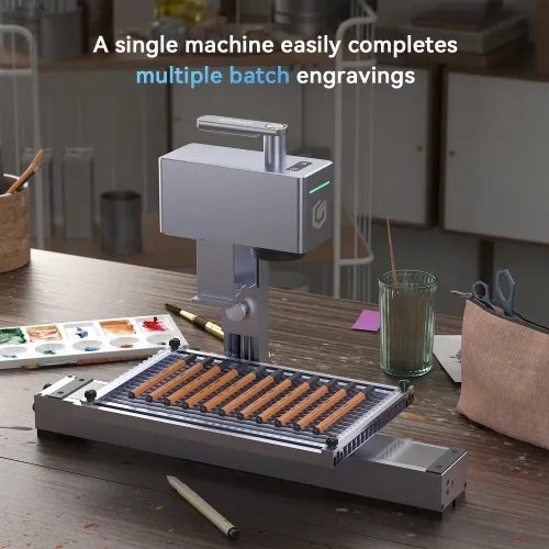 LONGER Nano Slide Extension Rod Module Longer Engraving Platform 300mm Moving Distance 120x330mm Working Area Aluminum Alloy High Speed Type-C Connection Works with 300 Plus Materials Engraving Cutting Machine