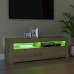 TV Cabinet with LED Lights Sonoma Oak 47.2"x13.8"x15.7
