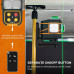 Direct CIGMAN CM-801 Laser Level 3x360 3D with Remote Control Dual 2600mAh Rechargeable Batteries for Continuous Work Sturdy L-Bracket and Magnetic Mount Clear Laser Lines for Precise and Accurate Leveling