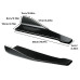 69" - 73" Adjustable Car Front Bumper Lip Spoiler Body Kits Universal + 86.6"/ 2M Car Side Skirt Extension Rocker Panel Body Kit + 18.89" Auto Rear Lip + Adjustable 8-11" Splitter Rods