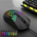 ZIYOULANG M5 Wired Game Mouse Breathing RGB Colorful Hollow Honeycomb Shape 12000DPI Gaming Mouse USB Wired Gamer Mice for Desktop Computer Laptop PC