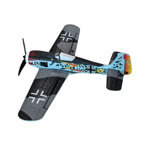 QF013 FW-190 Brushless 350mm Wingspan 2.4GHz 4CH 6-Axis Gyro One Key Aerobatics EPP RC Airplane Fixed Wing Warbird RTF