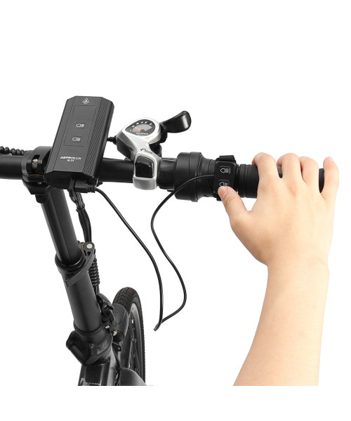 Astrolux BL03 XPG LED 1200LM Bike Headlight Support Wire Remote Switch 6000mAh High Capacity Power Bank Dual Distance Beam Bike Light USB Rechargeable LED Bicycle Handlebar Flashlight for Electric Bike Electric Scooter