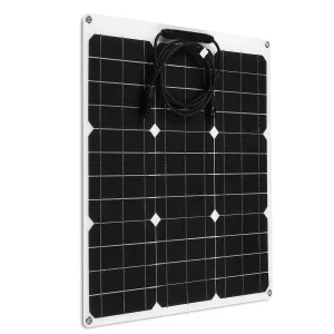 120W 18V Monocrystalline Highly Flexible Solar Panel Tile Mono Panel Waterproof
