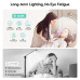 Janolia Floor lamp Lash Light for Eyelash Tech LED Half Moon Light Lash Lamp Esthetician Light Adjustable Brightness 360Rotating for Lash Tech Tattoo Beauty