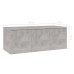 TV Cabinet Concrete Gray 31.5"x13.4"x11.8" Chipboard