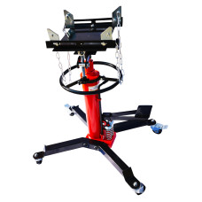 2 Stage Load 1600LBS/0.75T Transmission Jack Truck Jack 360 Swivel Wheels With 2 Spring Brakes