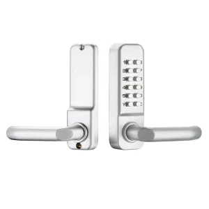 Keyless Mechanical Door Lock Waterproof Non-Power Digital Password Entry Anti-Theft Security for Home Office