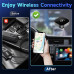 LAESD Q1A 2 in 1 Wireless CarPlay Android Adapter Dual-Band 2.4GHz 5GHz Plug and Play Auto-Reconnect Voice Control Mini USB Dongle Heat Dissipation