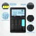D4-4 Slot with LCD Screen Universal Rechargeable Battery QC Charger For Li-ion 18650 21700 26650 AA AAA Batteries Cell Flashlight RC Toys Home Tools Battery