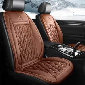 12-24V Universal Single Car Seat Heated Cushion Electric Heating Pad Winter Seat Warmer Cover Car Heating Pad