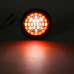 Rear Round Hamburger Led Tail Stop Lights Turn Signal Reverse Slim Lamp 12-24V