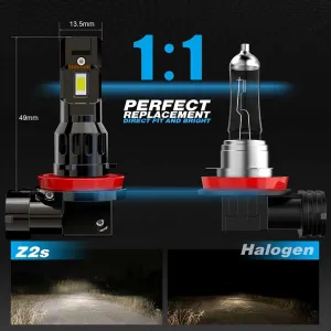 General Liang H1 / H4 / H7 / H11 / 9005 / 9006 2PCS  LED Car Headlight Fog Light Conversion Kit Integrated Plug-and-Play 6000K Cool White