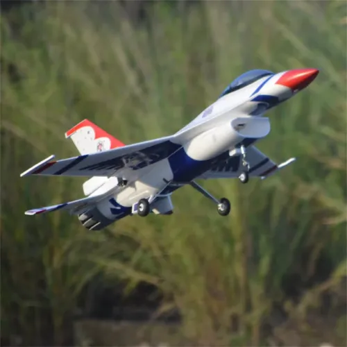 HOOKLL F16 V2 Fighting Falcon Thunderbird 710mm Wingspan 70mm EDF EPO Jet RC Airplane KIT/PNP