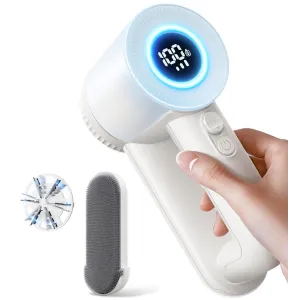 Tevorex Rechargeable Fabric Shaver, 2 in 1 Electric Lint Remover with Lint Brush, Fuzz Lint Shaver, Sweater Shaver to Remove Pilling, 3-Speeds Lint Shaver Fabric Defuzzer for Clothes, Furniture
