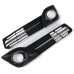 Front Bumper Lower Grille Fog Light Cover Bezels For Toyota Camry SE 2012-2014