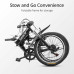 IDEAPLAY P11 6-Speed 20 Inch Wheels Mountain Bike Steel Frame V-Brakes Payload 75KG Adult Folding Bicycle