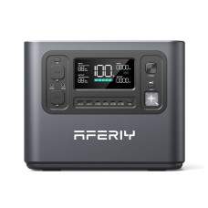 Aferiy P210 2400W 2048Wh LiFePO4 Battery Portable Power Station UPS Pure Sine Wave, 13 Output Ports,1.5 Hours Fast Charging, Solar Generator for Outdoor Camping RV Home Emergency Backup Power