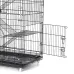 PawGiant 4-Tier Cat Cage, Cat Playpen Kennel Crate Chinchilla Rat Box Cage Enclosure with Ladders, Platforms Beds, Latches Tray Hammock