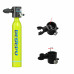 DEDEPU S3000-C 20.5L Diving Gear for Diver Mini Scuba Tank Oxygen Cylinder for Underwater Diving Breathe Training, Snorkeling Tank Manual Pump Device Adapter Diving Glasses Hand Bag Diving Storage Bag