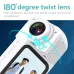 2.7K Body Camera 180 Twist Lens Camera Action Camera Thumb Camera Sports Camera Mini WIFI Sprint Action Moto Pro Cat 1080P Small Motorcycle Riding Video