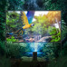 BlitzWolf BW-VS6 80/100/120-Inch Projector Screen with Stable Stand 4K Resolution 16:9 Foldable Anti-Crease Easy Installation Outdoor Movie Screen