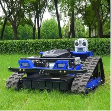 Remote Controlled Lawn Mower Adjustable Height Brushless Motor 500mm Cutting Width All Terrain Grass Cutter