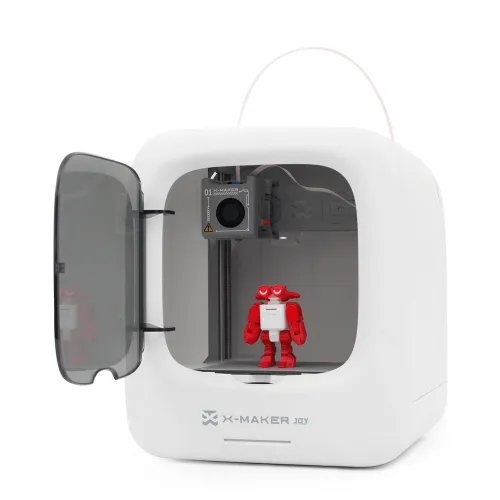 AOSEED X-MAKER JOY 3D Printer for Kids High Precision 0.05mm 200mm/s Printing Speed Wi-Fi USB Enclosed Safe Design AI Voice Interaction Customization with 4er Colorful PLA Filament Set