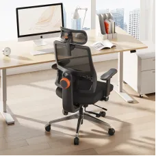 NEWTRAL MagicH-BPro Ergonomic Chair with Footrest, Auto-Following Backrest Headrest, Adaptive Lower Back Support, Adjustable Armrest, 4 Positions to Lock