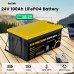 Gokwh 24V 100Ah with LCD Energy Storage Box Solar Lithium ion Lifepo4 Battery for RV Boat Home Energy Storage