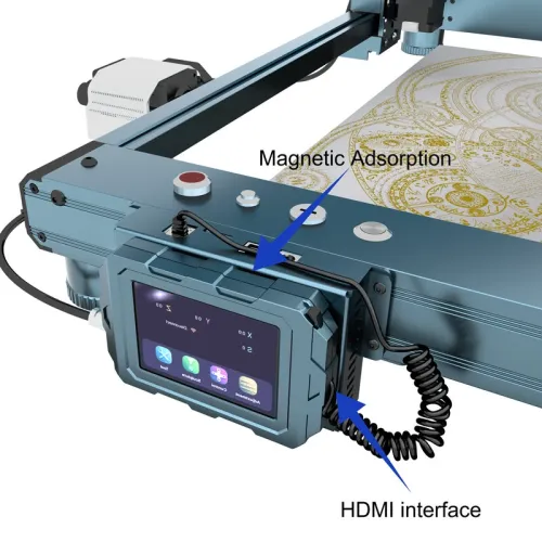 LONGER Laser B1 Touchscreen Upgrade Kit 3.5 Inch Capacitive Touch Screen High Compatibility Easy Installation Laser Engraver Accessory Intuitive UI