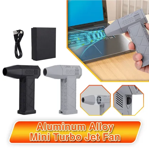 Handheld Mini Turbo Fan 130000RPM 56m/s 3 Speed Adjustable High-Speed Motor Energy Efficient Portable Ventilation