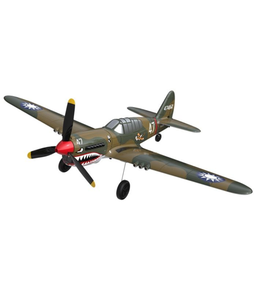 Eachine P-40 P40 Fighter V2 400mm Wingspan 2.4GHz 4CH EPP 6-Axis Gyro One-Key U-Turn Aerobatic RC Airplane BNF/RTF for Trainer Beginner