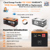 Cloudenergy 12V 150Ah LiFePO4 Deep Cycle Battery 1920Wh 1280W Built-in 100A BMS Perfect for RV Solar Marine Perfect Replace Most of Backup Power and Off Grid Applications CL12-150