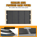 Foursun 18V 100W(150W Peak) Portable Solar Panel for Power Station Foldable Shingle IP67 Waterproof Independent Support Rod for Solar Generator Power Bank 12V Car Battery