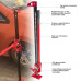 6000LBS/3 Ton Load Capacity High Lift Ratchet Off Road Farm Jack 48" Maximum Lifting Height 4.72" to 40.16" Lifting Range
