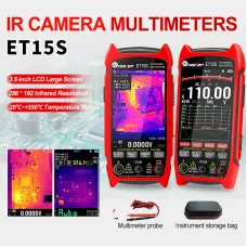 AV TOOLTOP/MUSTOOL ET15S/MT15S IR Camera Multimeter With Micro Lens 256*192 Infrared Resolution -20C to +550C Temperature Range 3.5 Inch LCD Display 1000V DC 750V AC