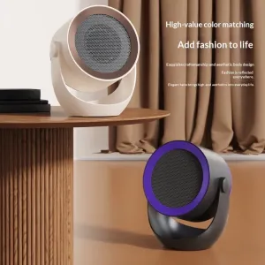 Tevorex Intelligent Portable Desk Heater, Fast Heating Warm Air Blower with 90 Adjustable Angle, Low Noise, Energy-Saving Design & Overheat Protection