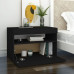 TV Cabinets with LED Lights 2 pcs Black 23.6"x13.8"x15.7