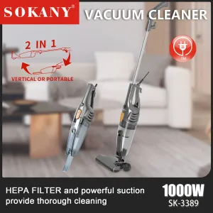 SOKANY 1000W Vacuum Cleaner Household Multi-Function Handheld Vacuum Cleaner Mite Removal Dust Removal Corded Vacuum Cleaner