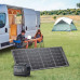 Aferiy Foldable Solar Panel 200W, Lightweight Solar Panel with 5 Outputs, with Multi-Contact 4 Output/DC Adapter for Power Station, Solar Generator, Camping, Motorhome, Boat, Power Outage, Outdoor, Garden