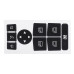 Button Repair Package Steering AC Window Car Decals Stickers for Mercedes Benz 2007-2014