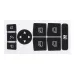 Button Repair Package Steering AC Window Car Decals Stickers for Mercedes Benz 2007-2014